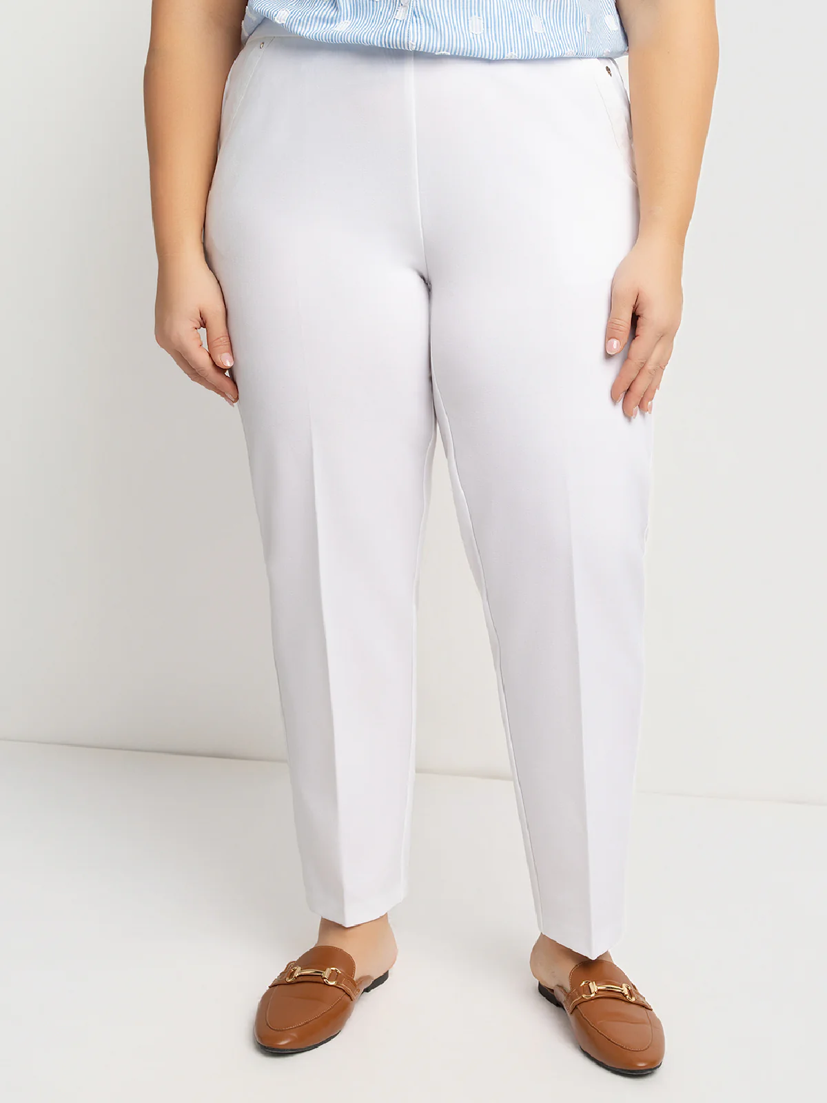 Pantalon habillé droit à enfiler - Petite - Image 18