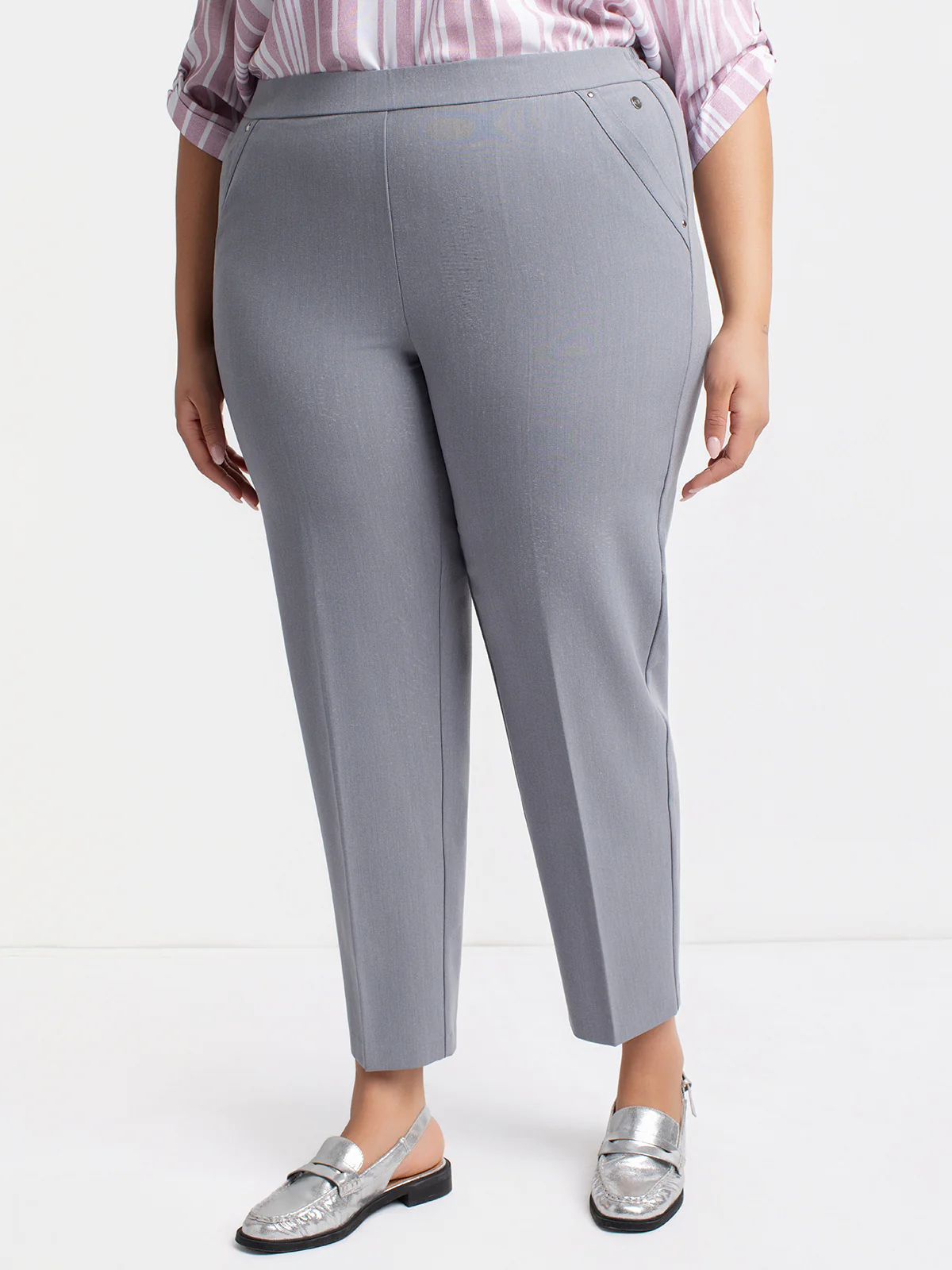 Pantalon habillé droit à enfiler - Petite - Image 22