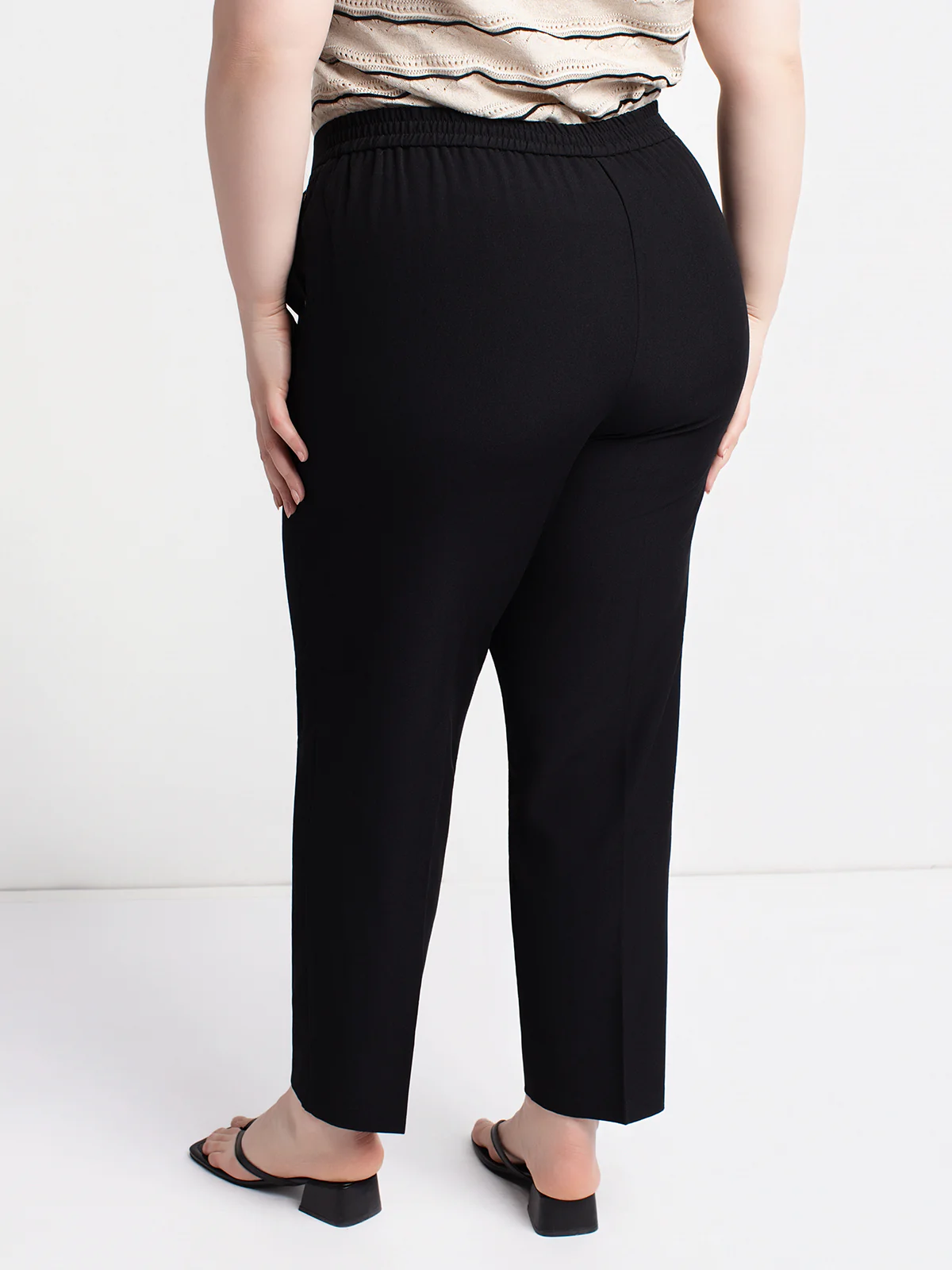 Pantalon habillé droit à enfiler - Petite - Image 3