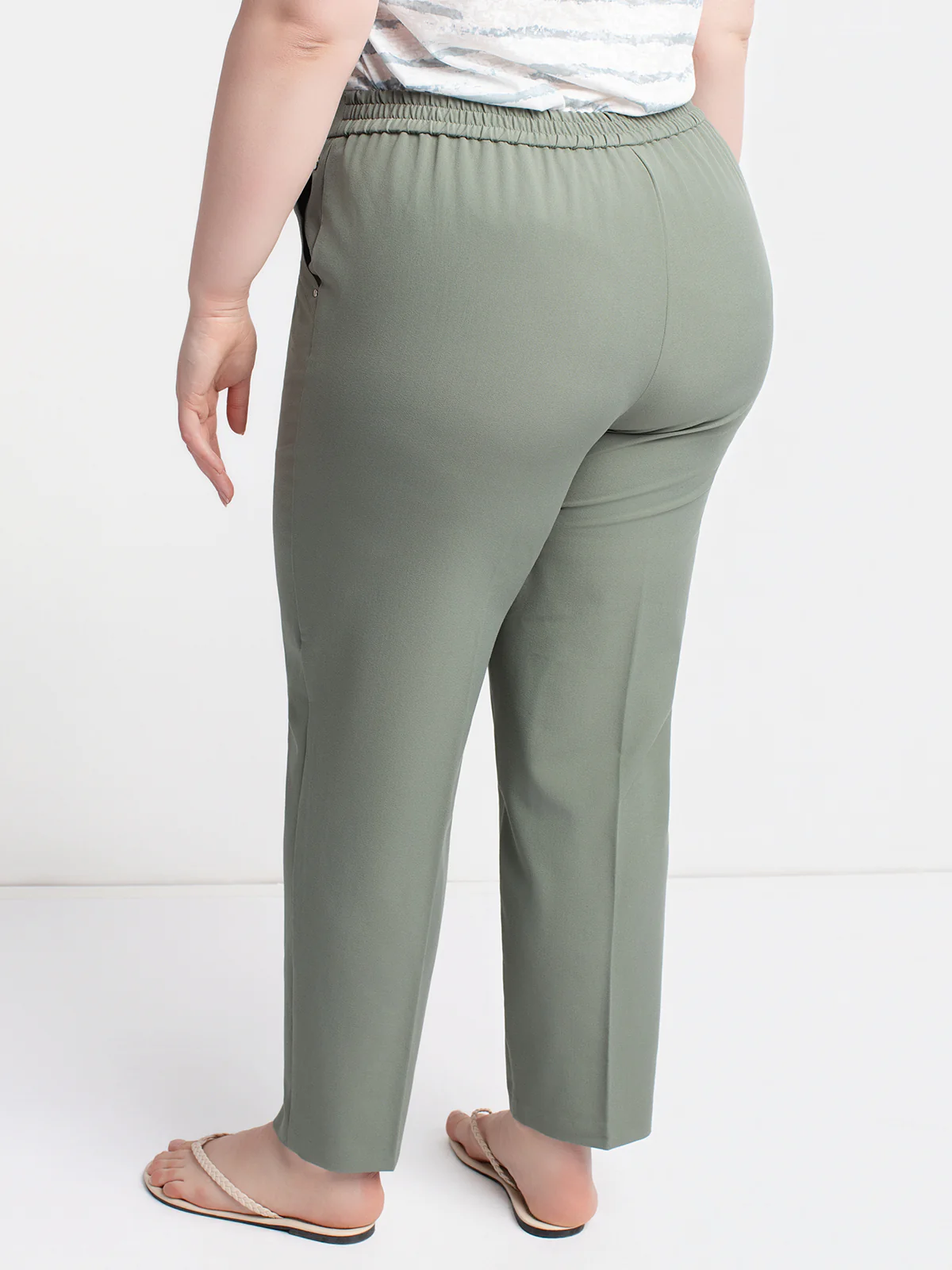 Pantalon habillé droit à enfiler - Petite - Image 7