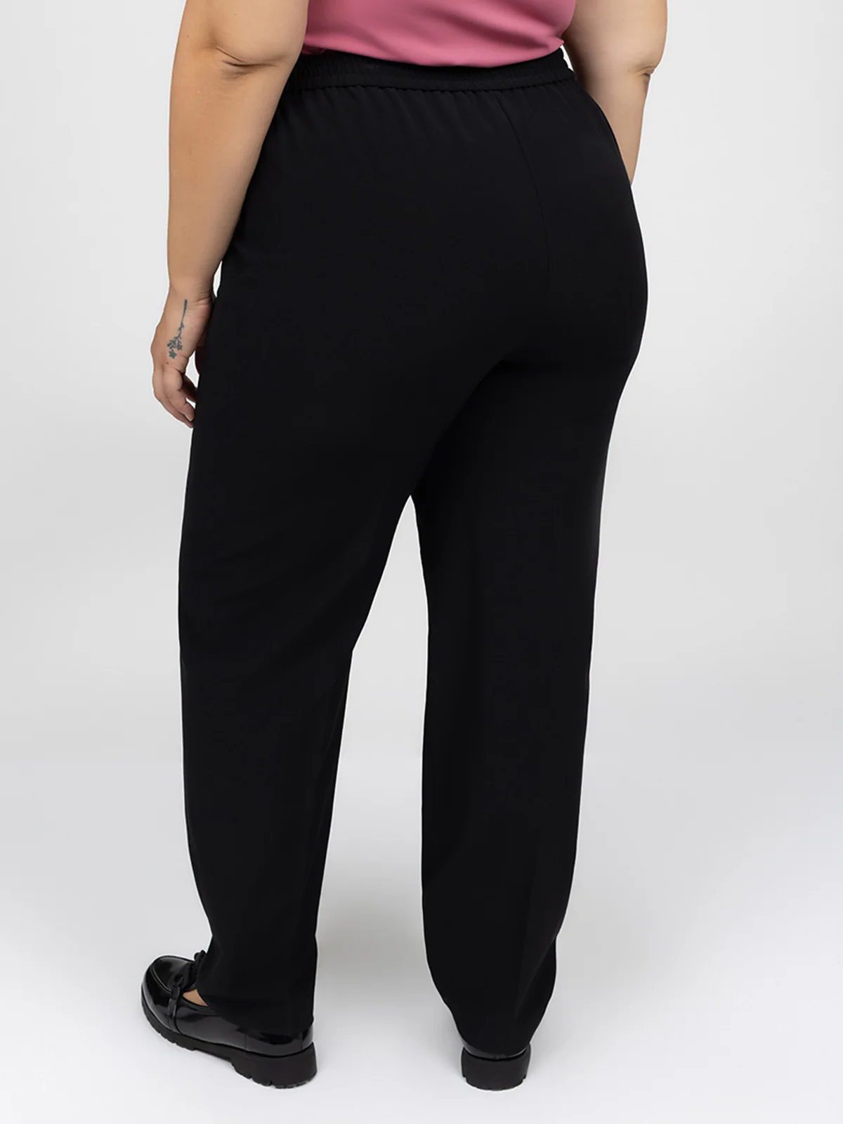 Pantalon habillé droit semi-ajusté à enfiler - Image 3