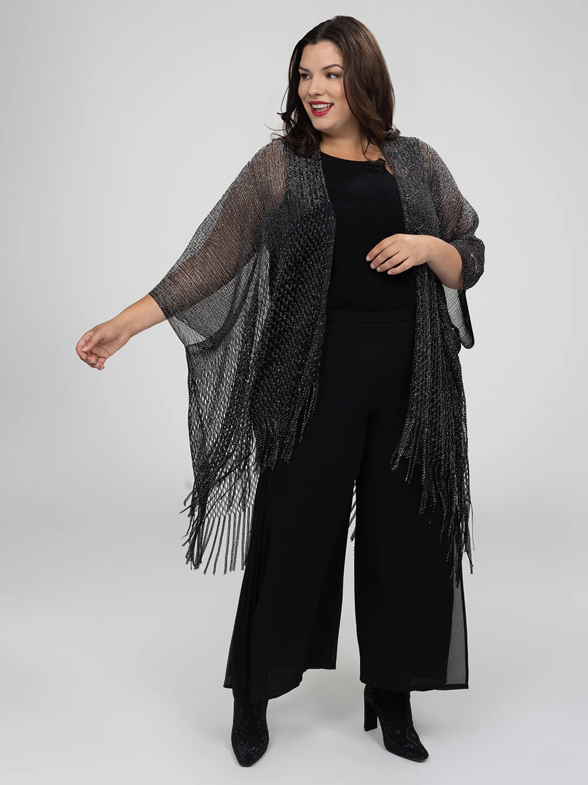 Poncho en tricot