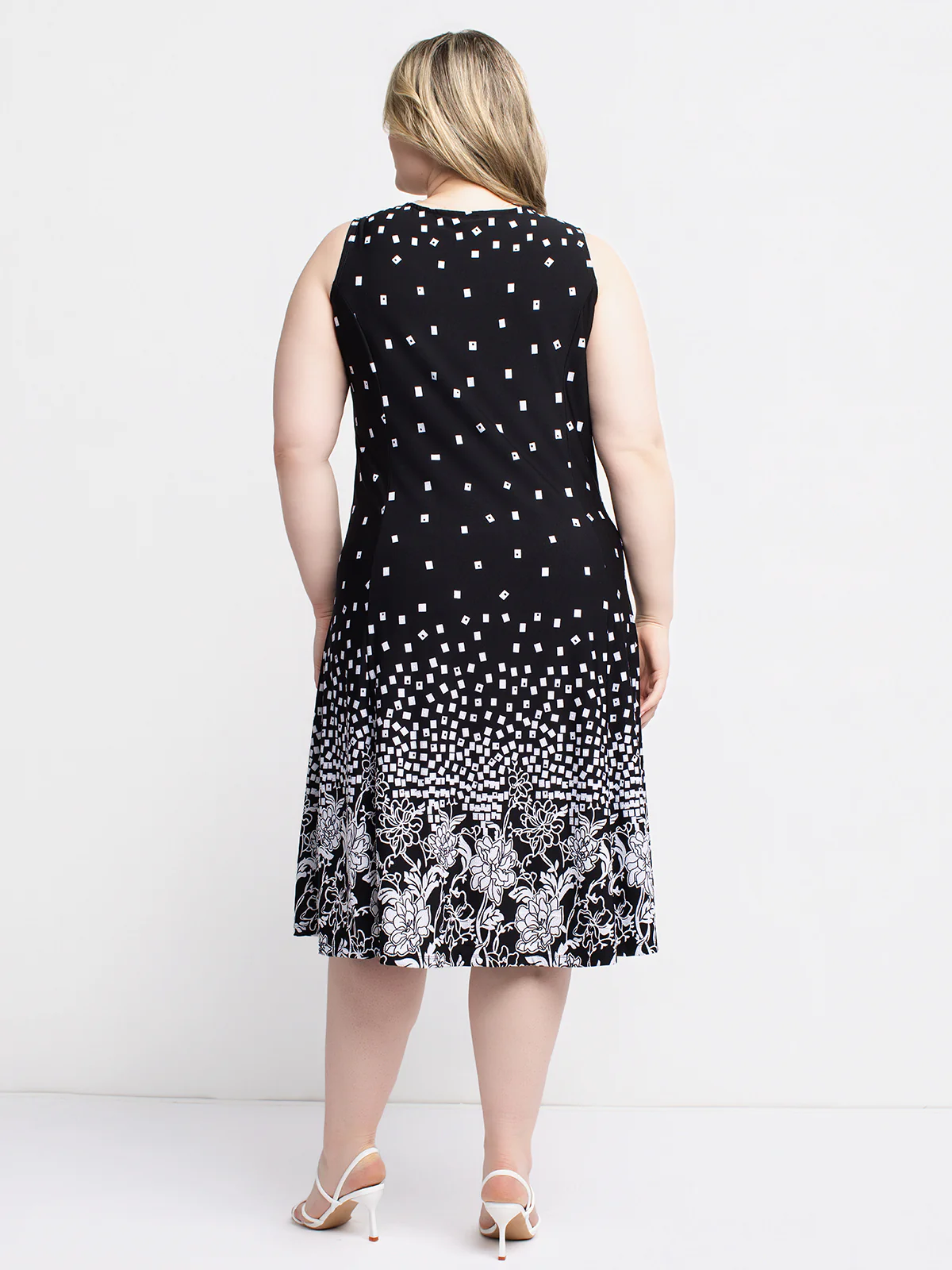 Robe maxi évasée en tricot - Image 3