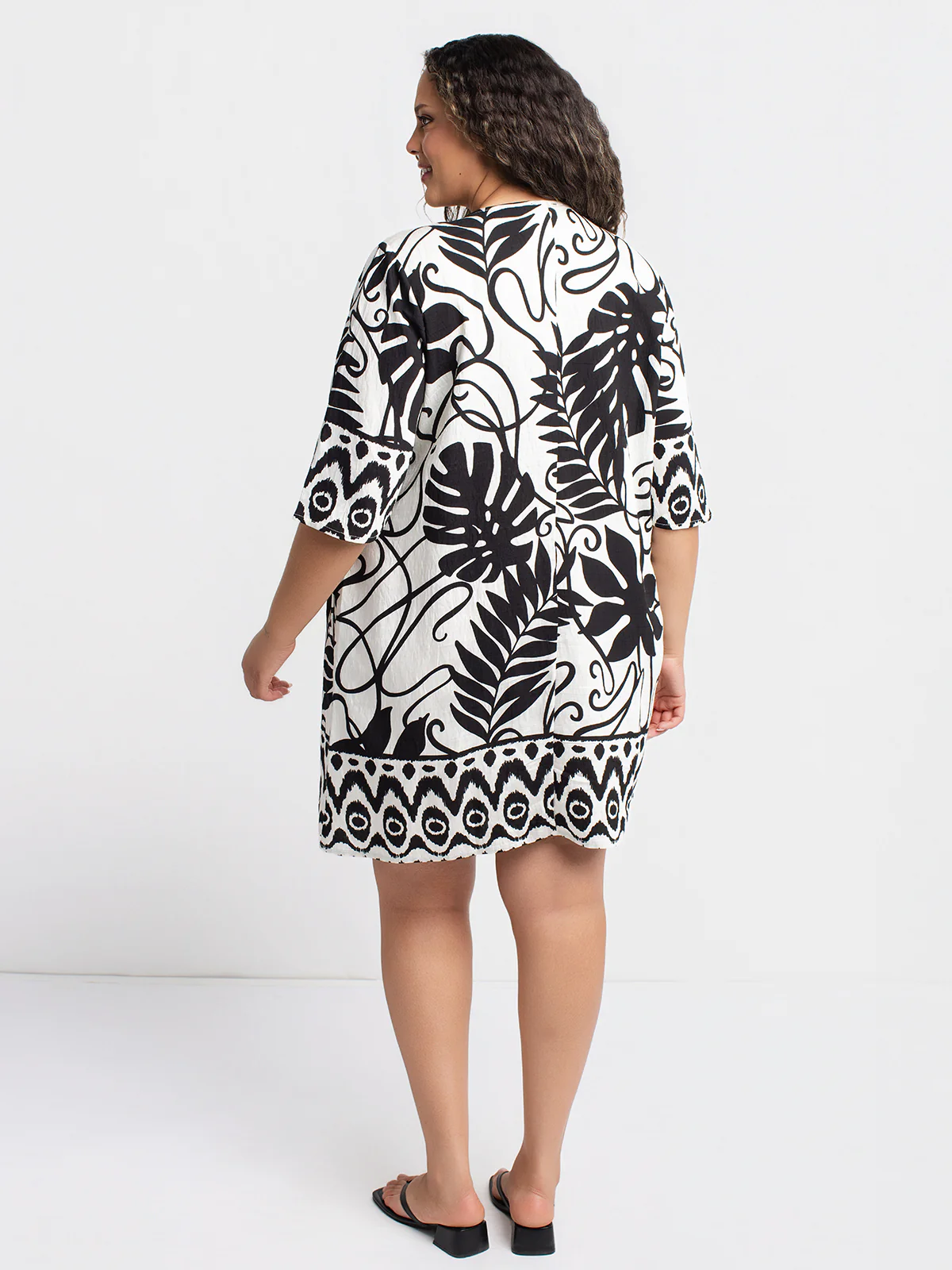 Robe midi ligne A - Image 4
