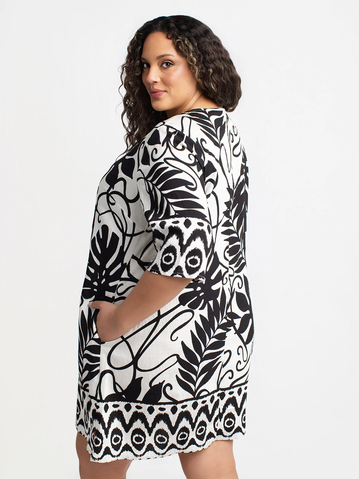 Robe midi ligne A - Image 5
