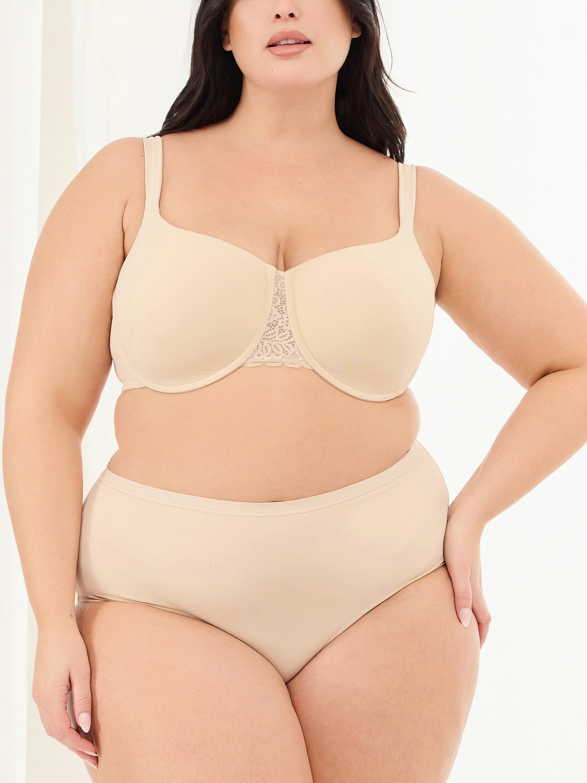 Soutien-gorge avec empiècement en dentelle - Divine - Image 8