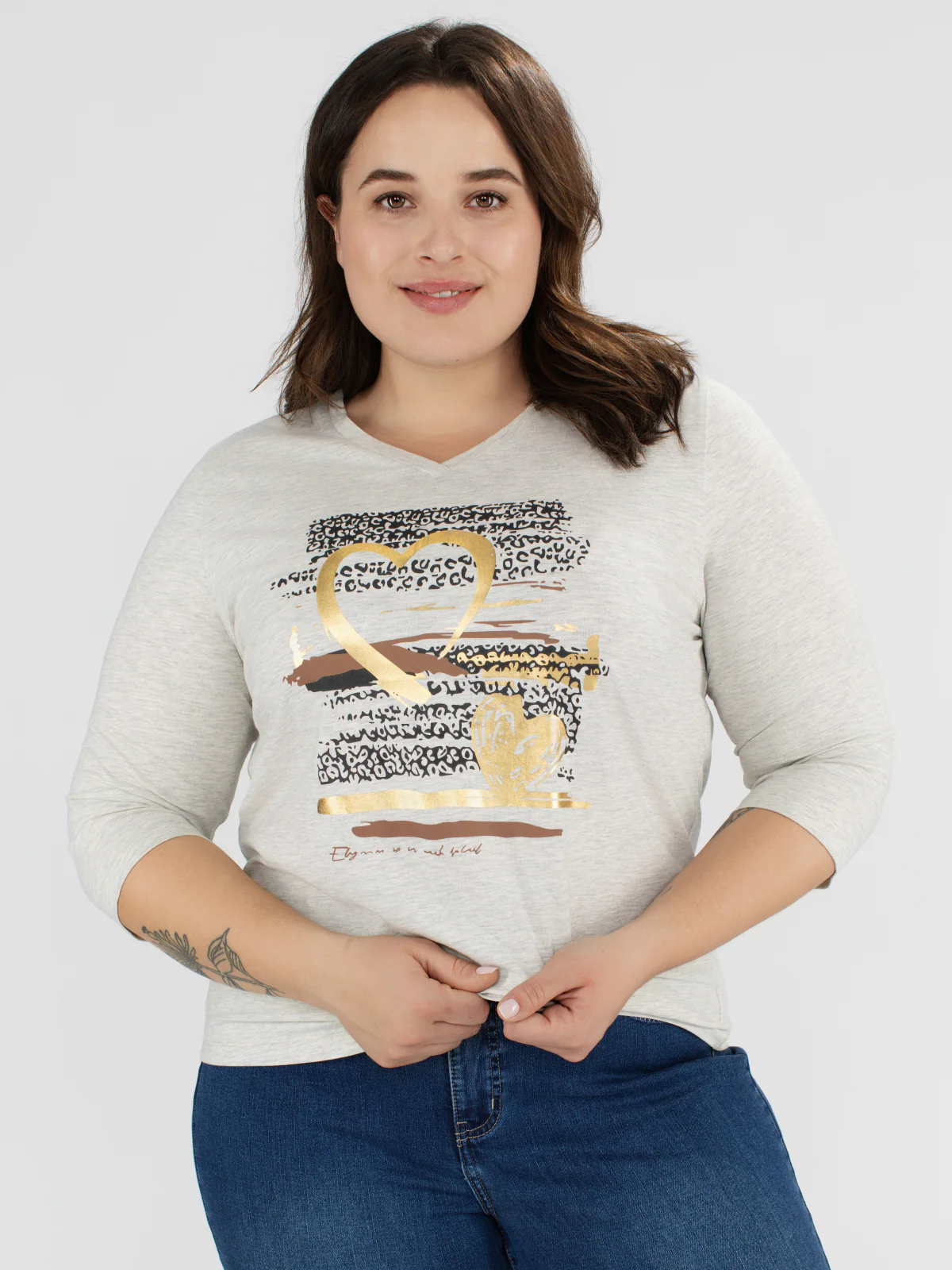 T-shirt Ă manches 3/4