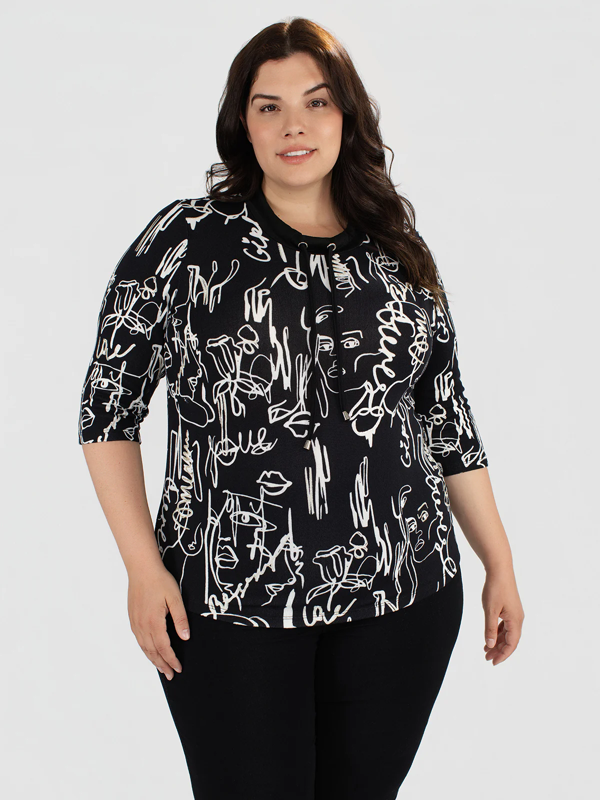 T-shirt à manches 3/4