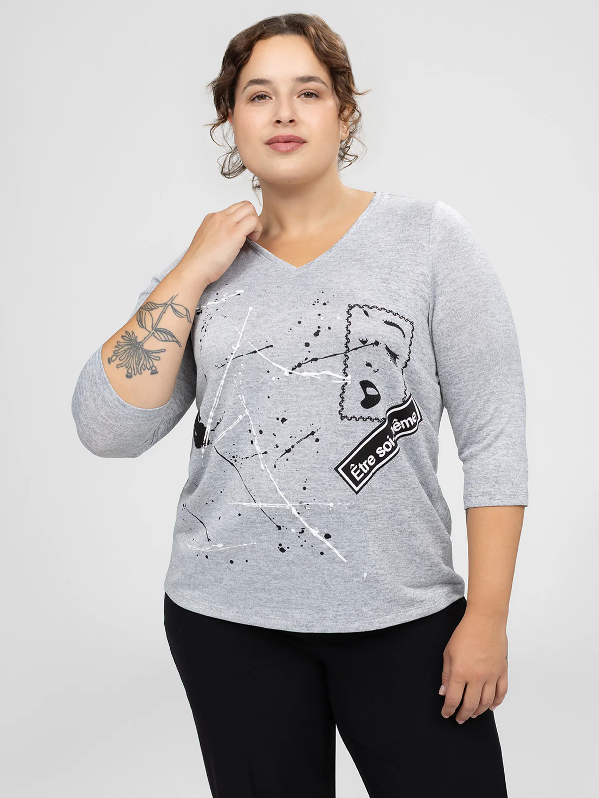 T-shirt Ă manches 3/4 - Image 6