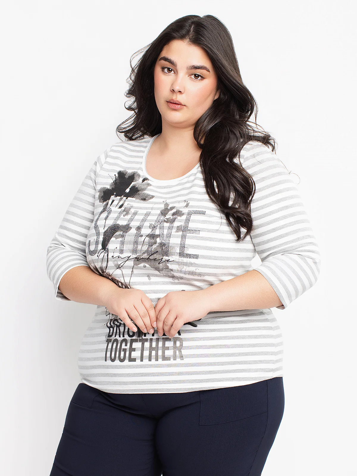 T-shirt à manches 3/4